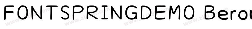 FONTSPRINGDEMO Berou字体转换